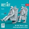 RESKIT RSF48-0083 OV-10D Bronco pilots sitting in ejection seats for ICM kit (2 pcs) (3D Printed) (1/48)